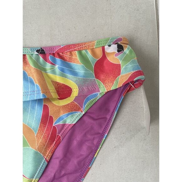 Kenny Flowers Swim Bikini Bottom High Waist Carribean Print Swimwear - Picture 3 of 11